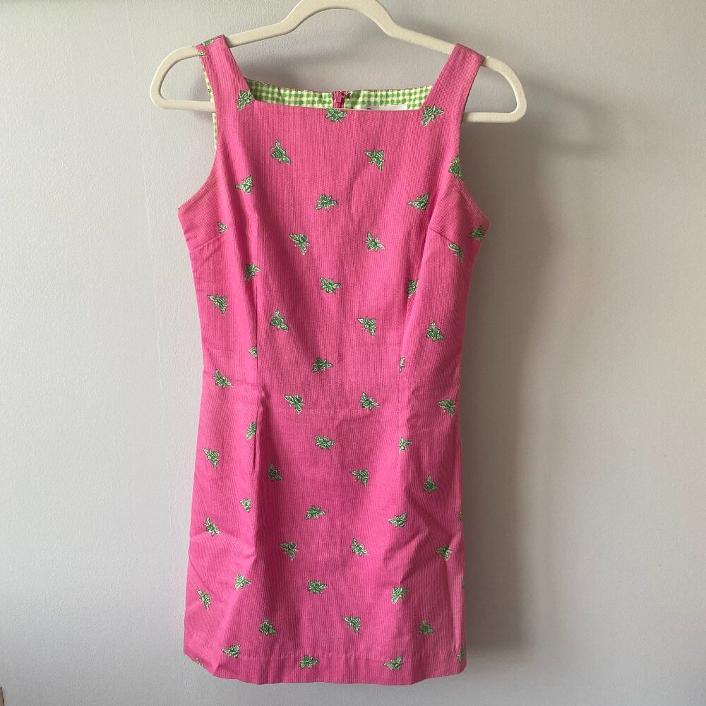 Vintage Lilly Pulitzer Pink Bumble Bee Dress